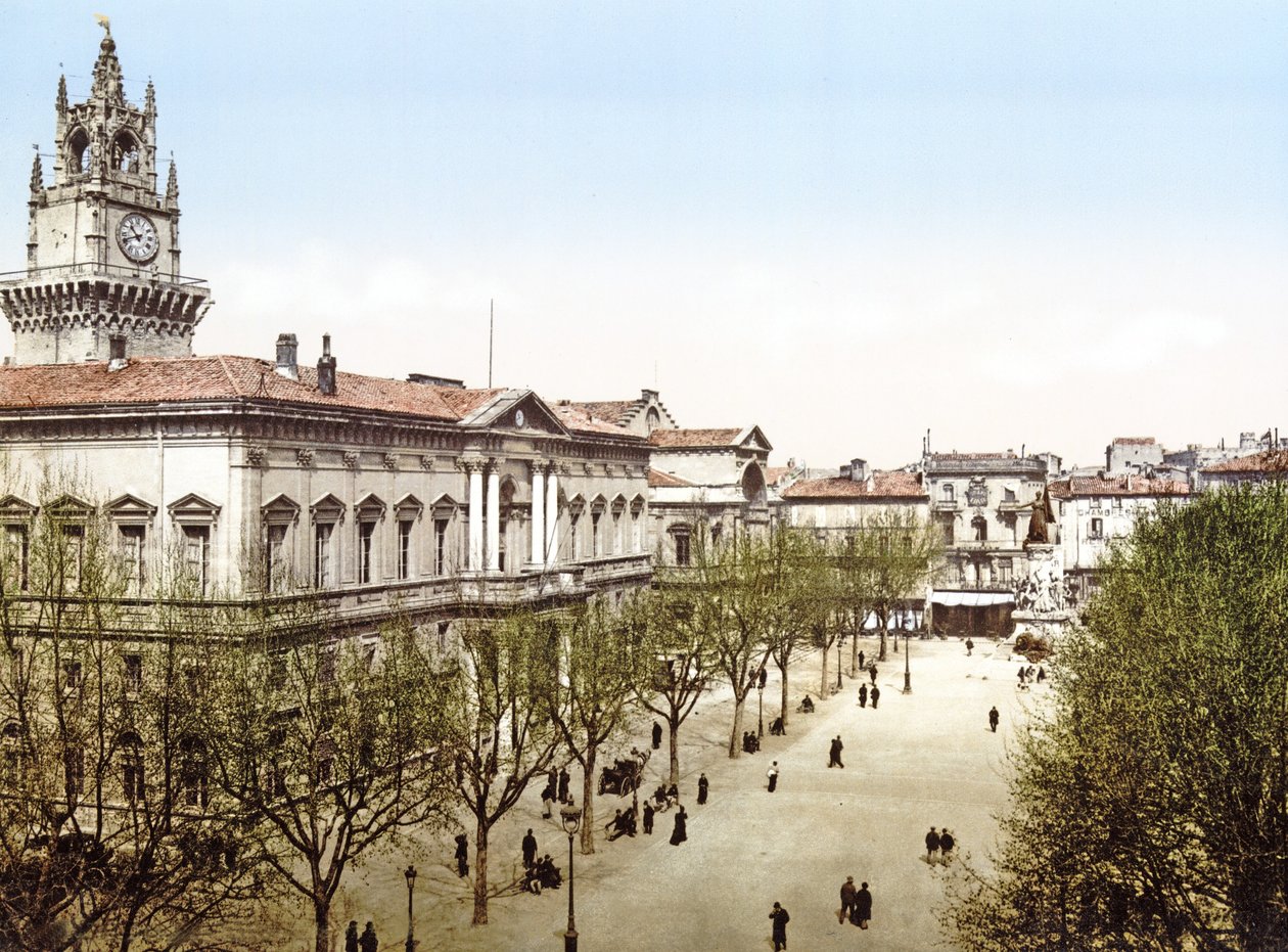 Avignon rådhus og Place de l