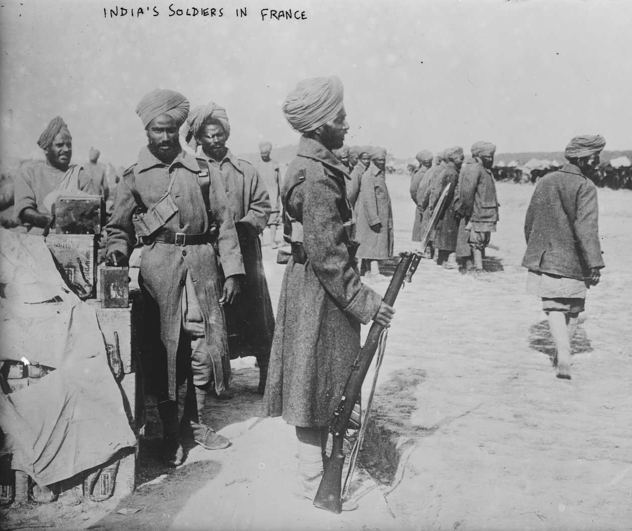 Indias soldater i Frankrike, 1914-1915 av French Photographer