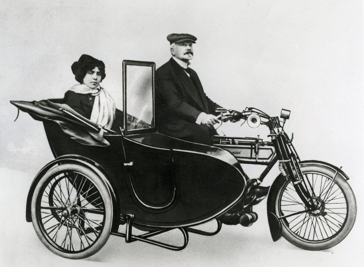 Jouve & Co. sidevogn, 1914 av French Photographer