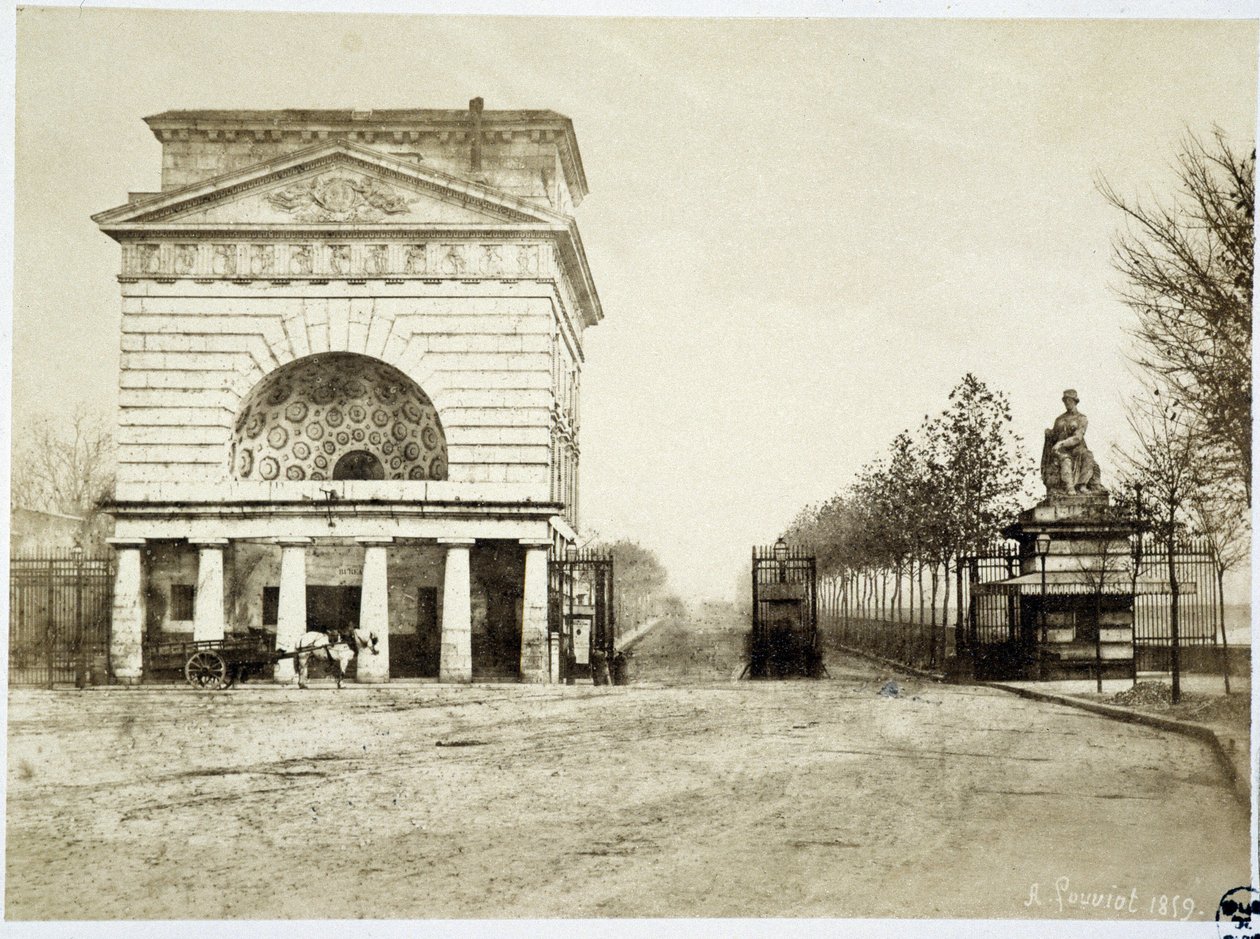 Barrieren til Passy i "the barriers of Paris"" fotografier av Gouviot av French Photographer