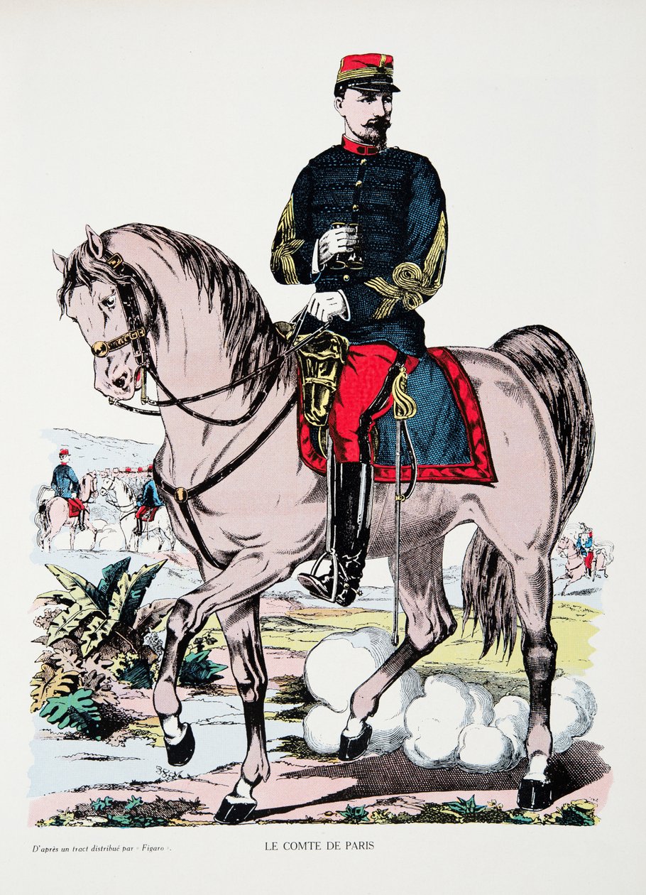 Greven av Paris, fra History of the Third Republic, Vol. I, Politisk historie, pub.1933 (farge litho) av French Photographer