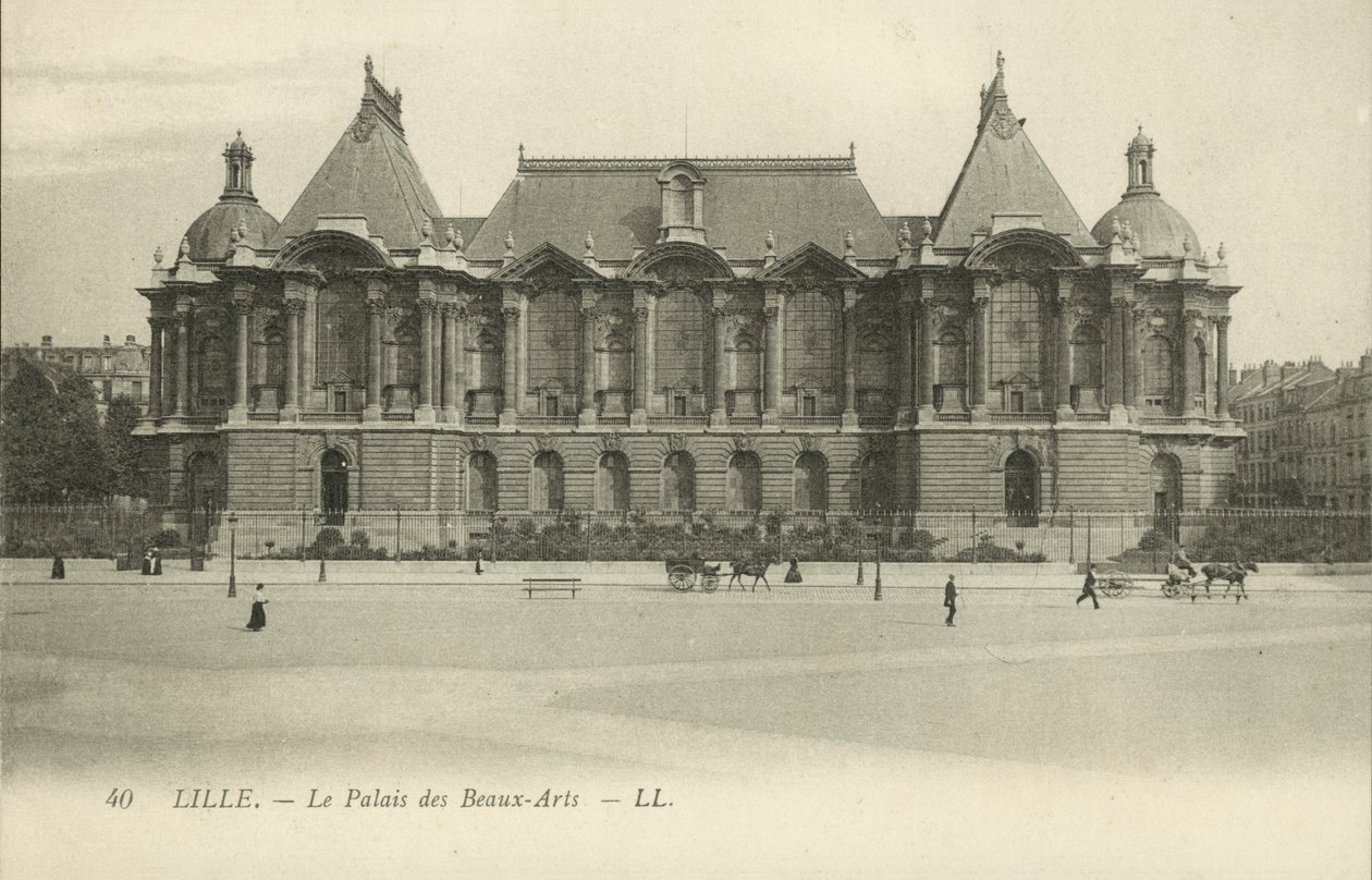 Lille, Kunstpalasset (s/h-bilde) av French Photographer