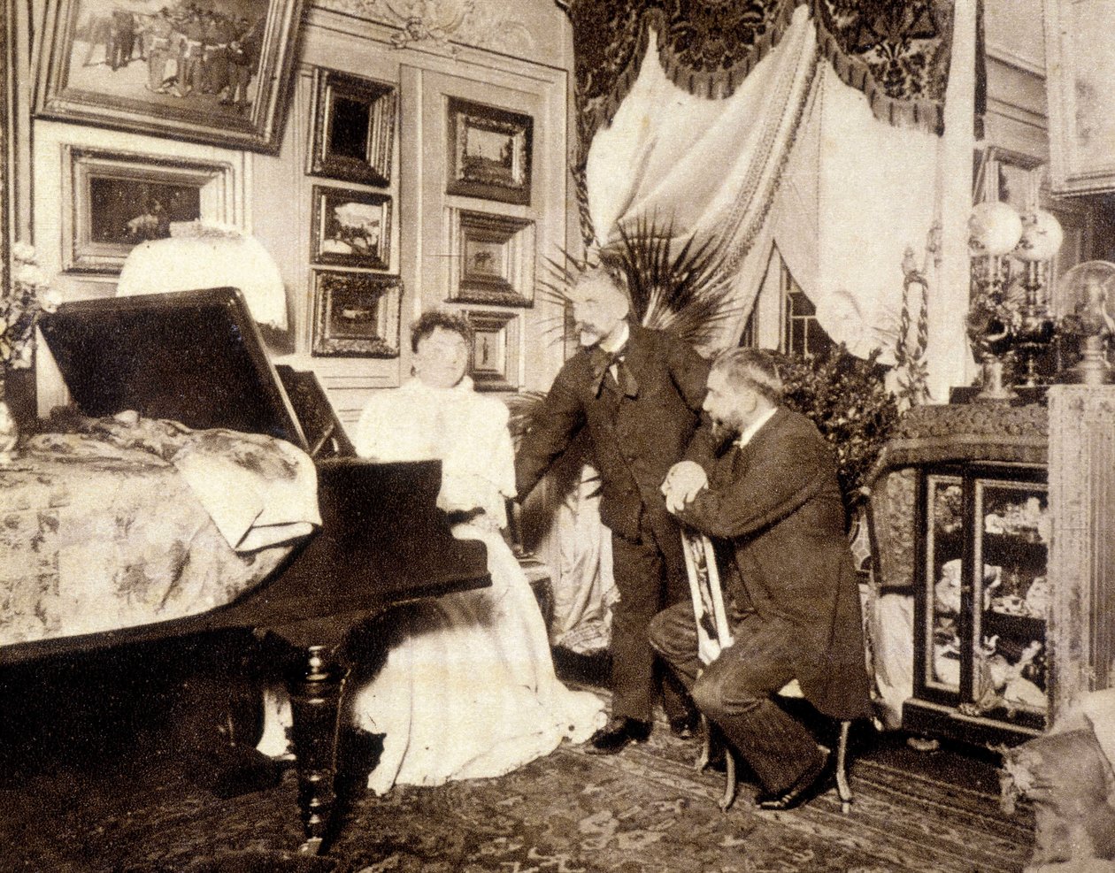 Mallarme og Manet - fotografering av French Photographer