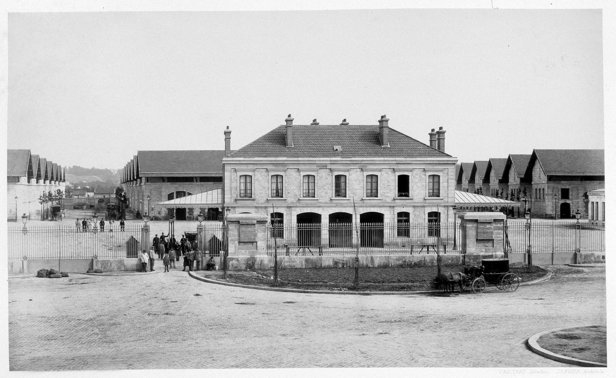 Marches and abbators of the Villette - fotografering, slutten av 1800-tallet av French Photographer