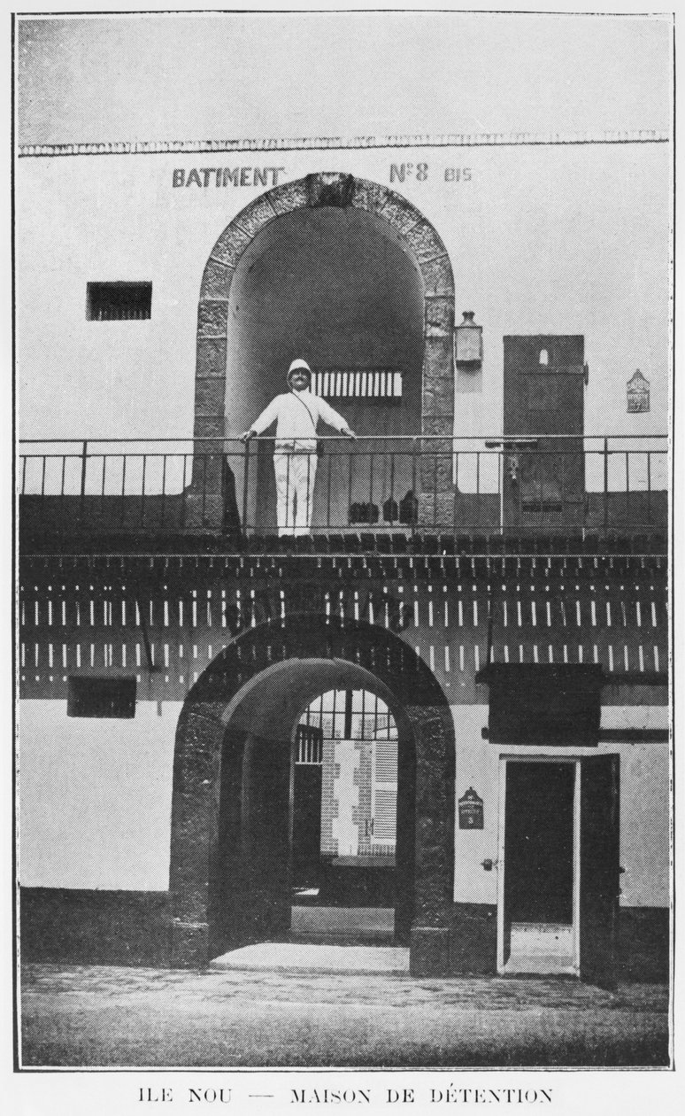 New Caledonia, Isle of Nou, House of Detention, fra La Depeche Coloniale, 1903 av French Photographer