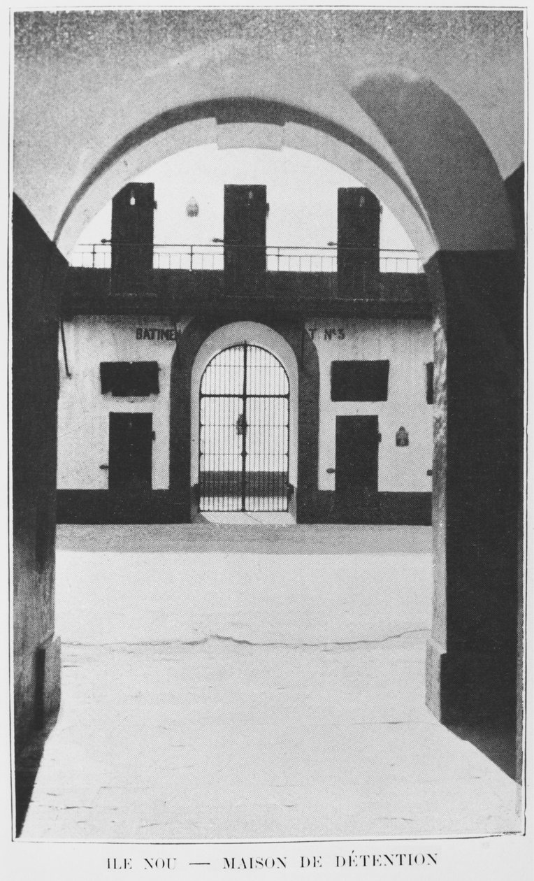 New Caledonia, Isle of Nou, House of Detention, fra La Depeche coloniale, 1903 av French Photographer