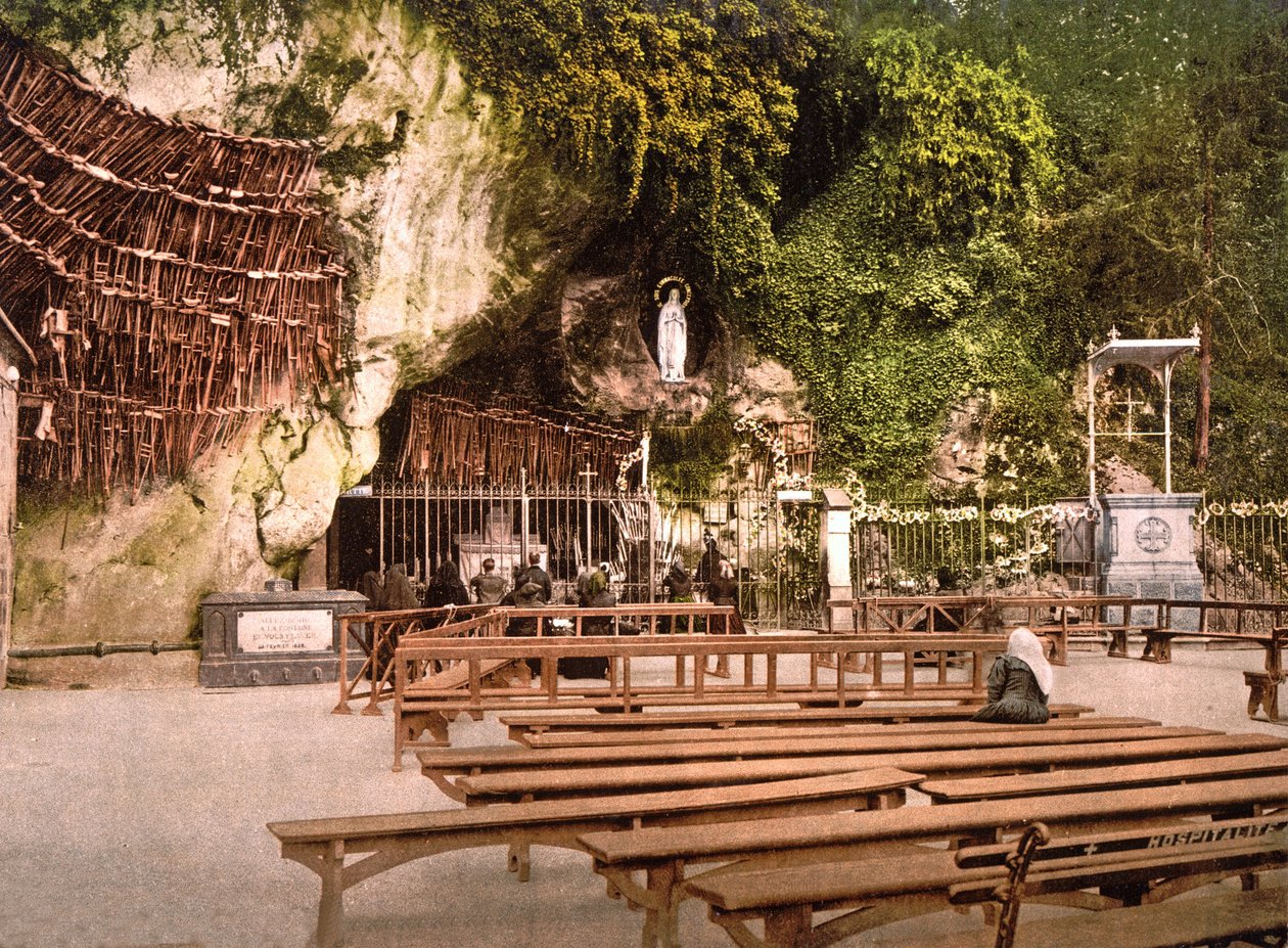 Vår Frue av Lourdes, 1890-1900 av French Photographer