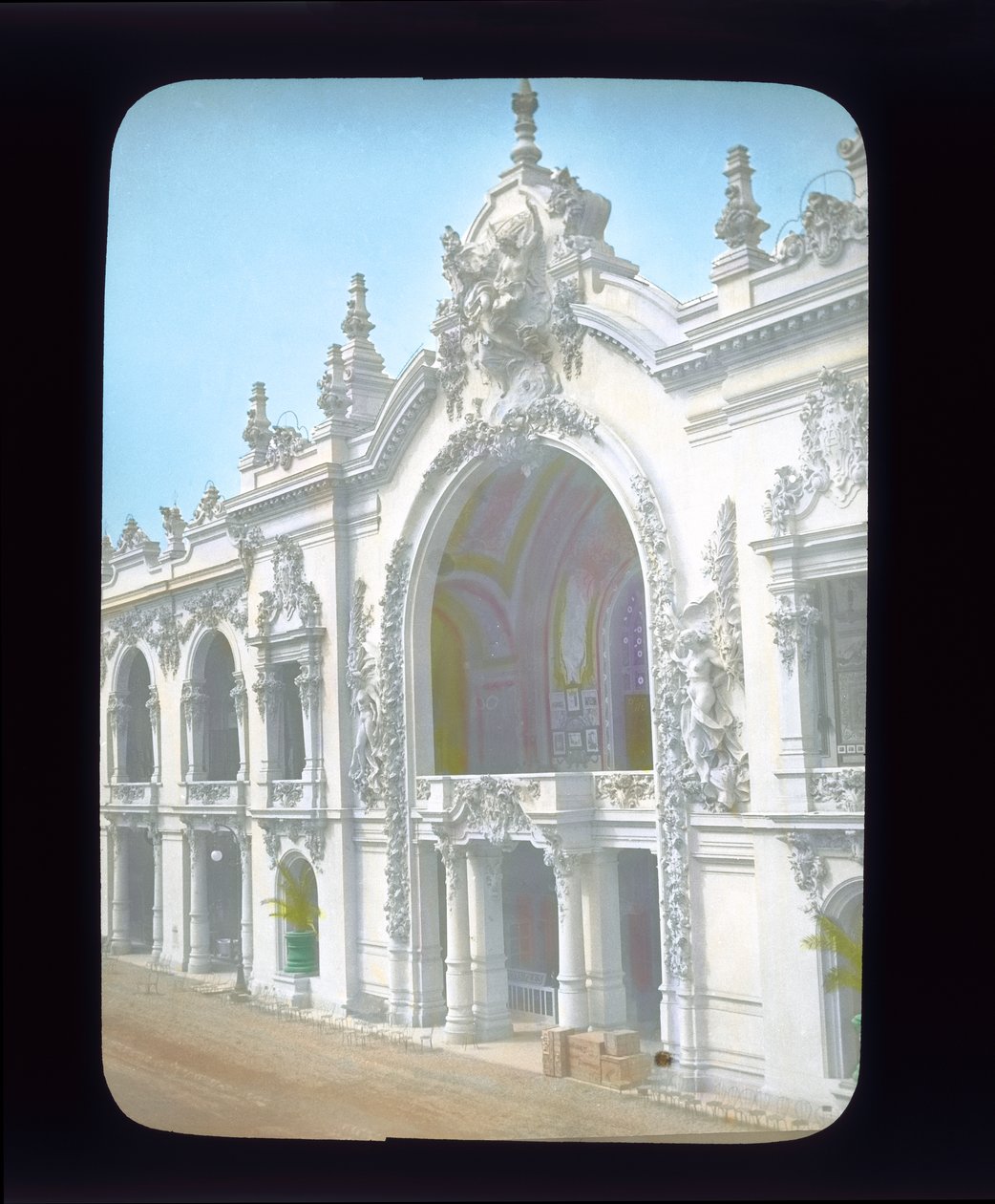 Paris-utstilling: Palace of Decorative Arts, Paris, Frankrike, 1900 (lanternelys) av French Photographer
