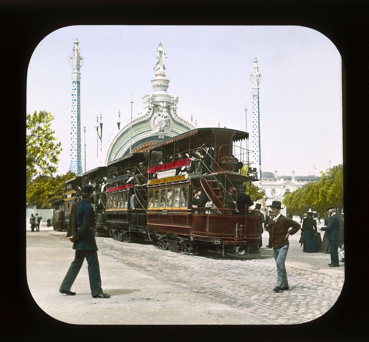 Paris-utstilling: hovedinngangsporten, 1900 (lanternesklie) av French Photographer