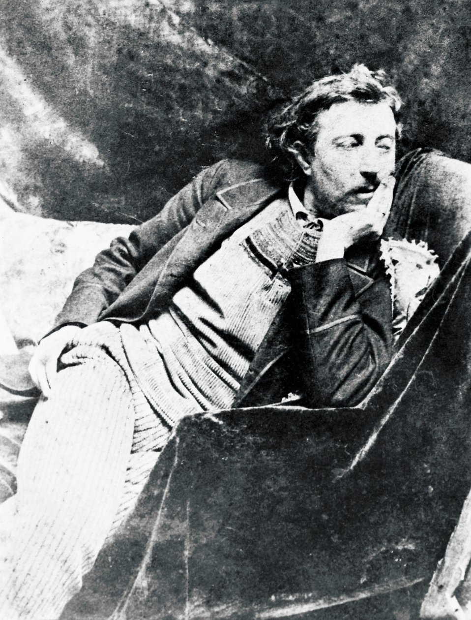 Paul Gauguin iført en bretonsk vest av French Photographer
