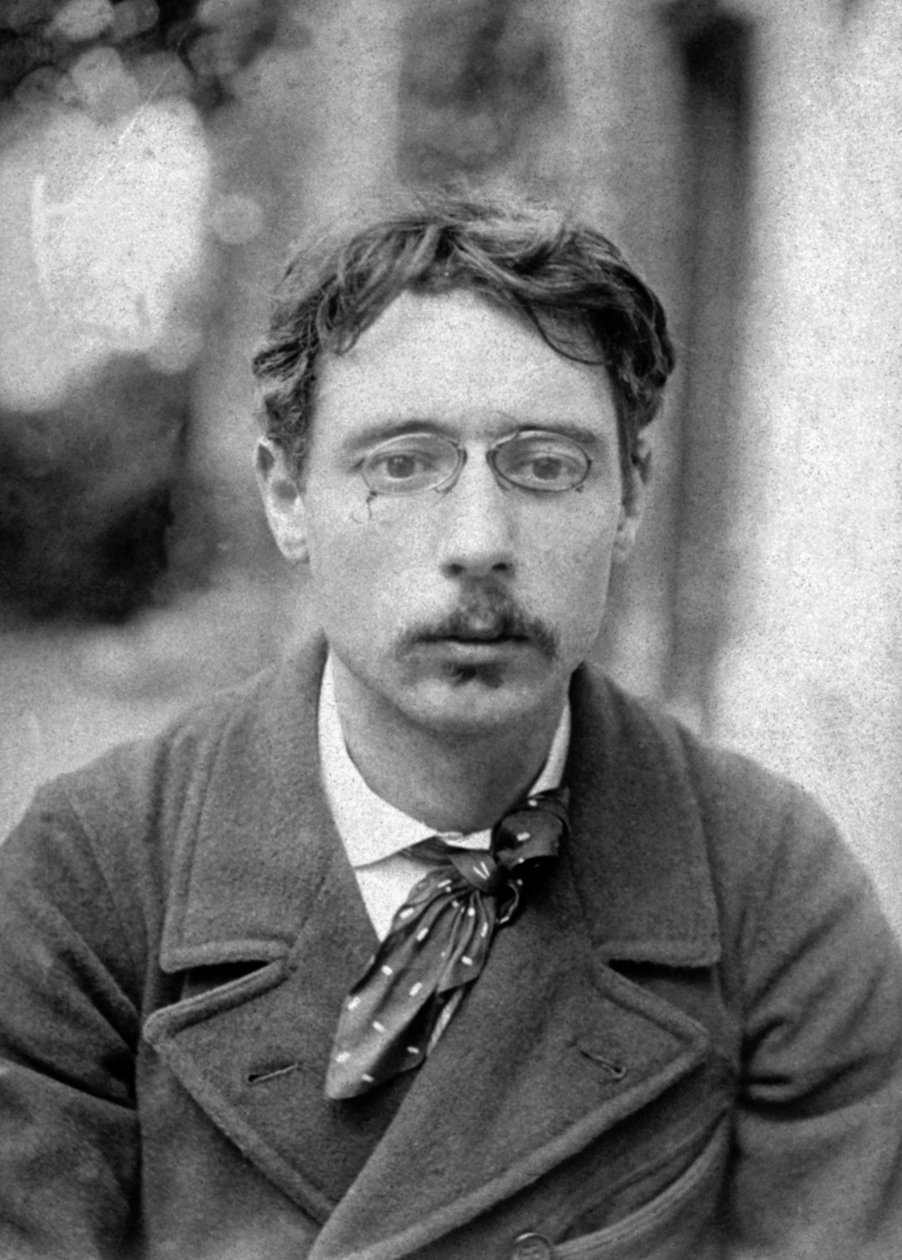 Pierre Bonnard i Villeneuve sur Yonne, ca. 1892 av French Photographer