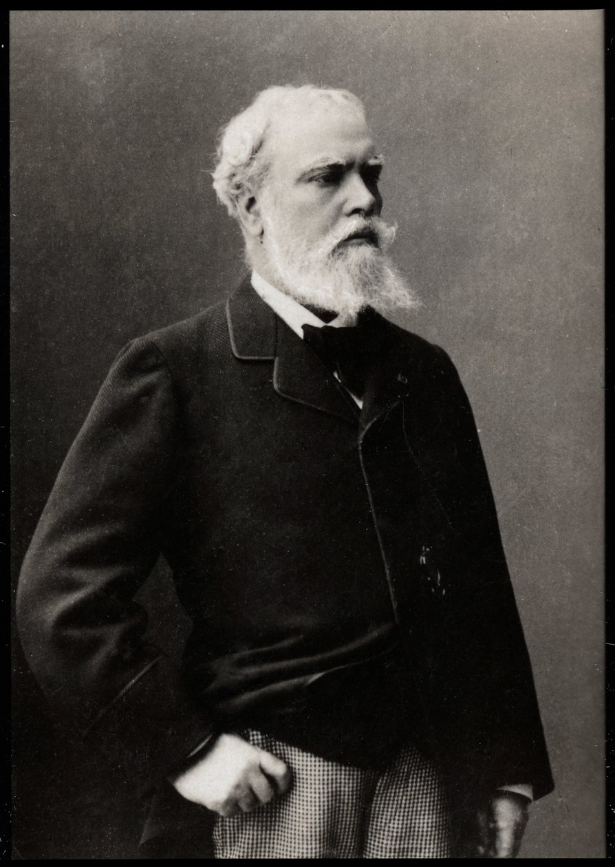 Portrett av Alexandre Cabanel (1823-1889), fransk maler. av French Photographer