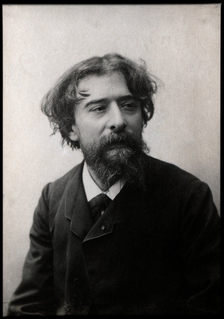 Portrett av Alphonse Daudet (1840-1897), fransk forfatter. av French Photographer