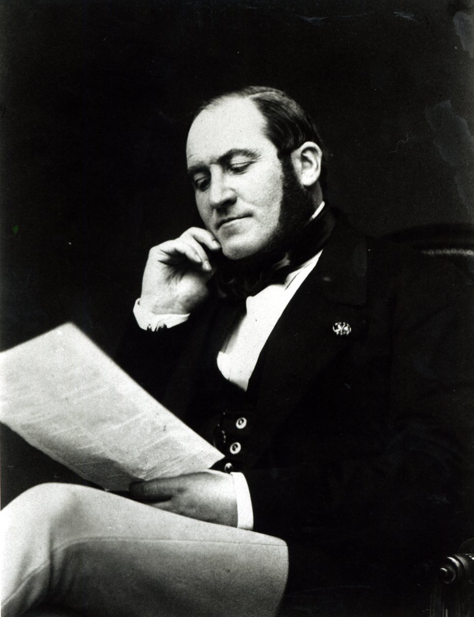 Portrett av baron Georges Eugene Haussmann (1809-91), 1800-tallet av French Photographer