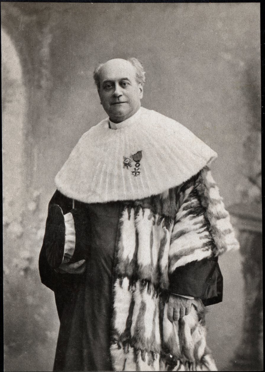 Portrett av Charles Mazeau, (1825-1905), fransk dommer og politiker. av French Photographer