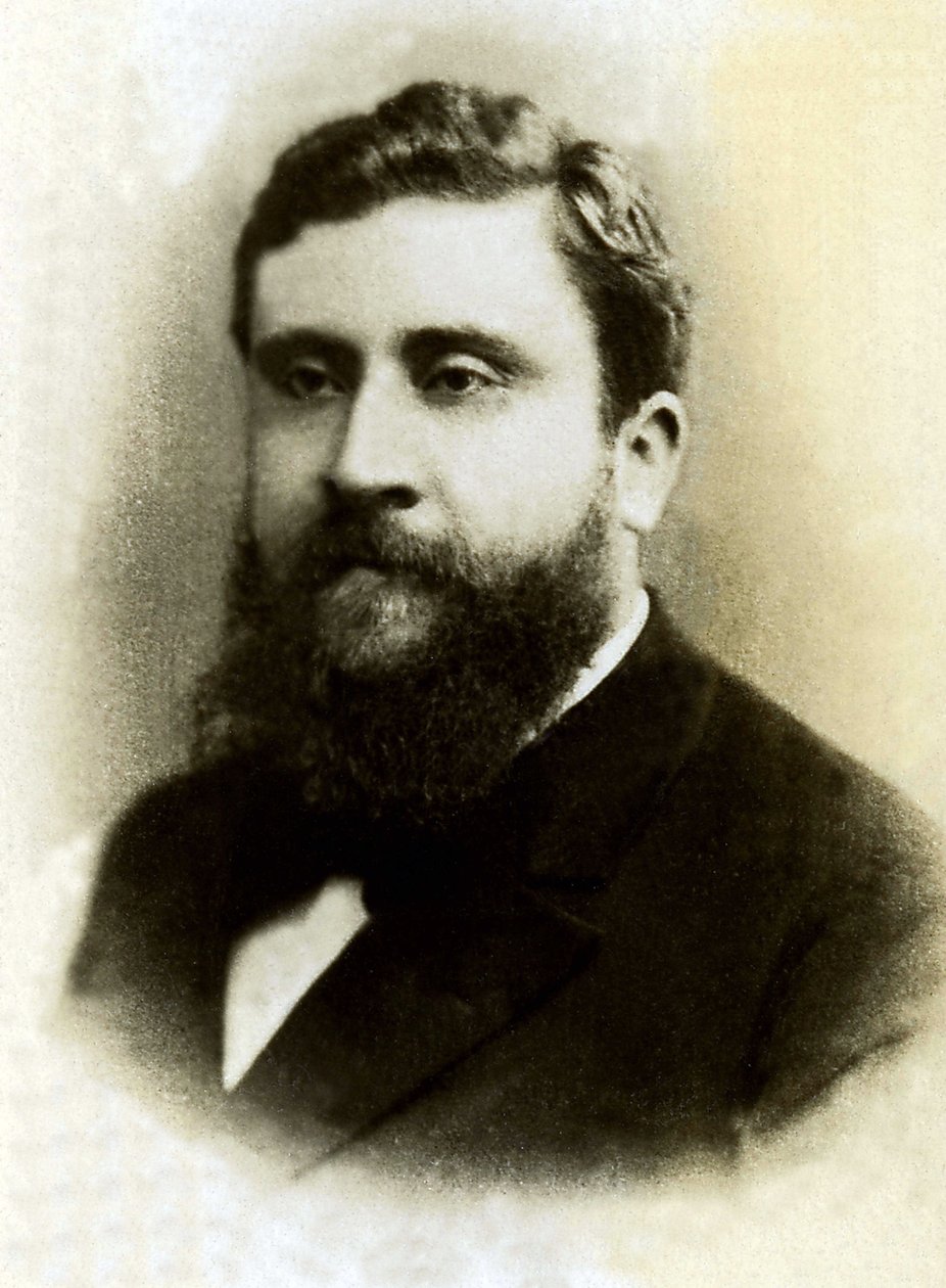Portrett av Jean Jaures (1859-1914), fransk politiker. av French Photographer