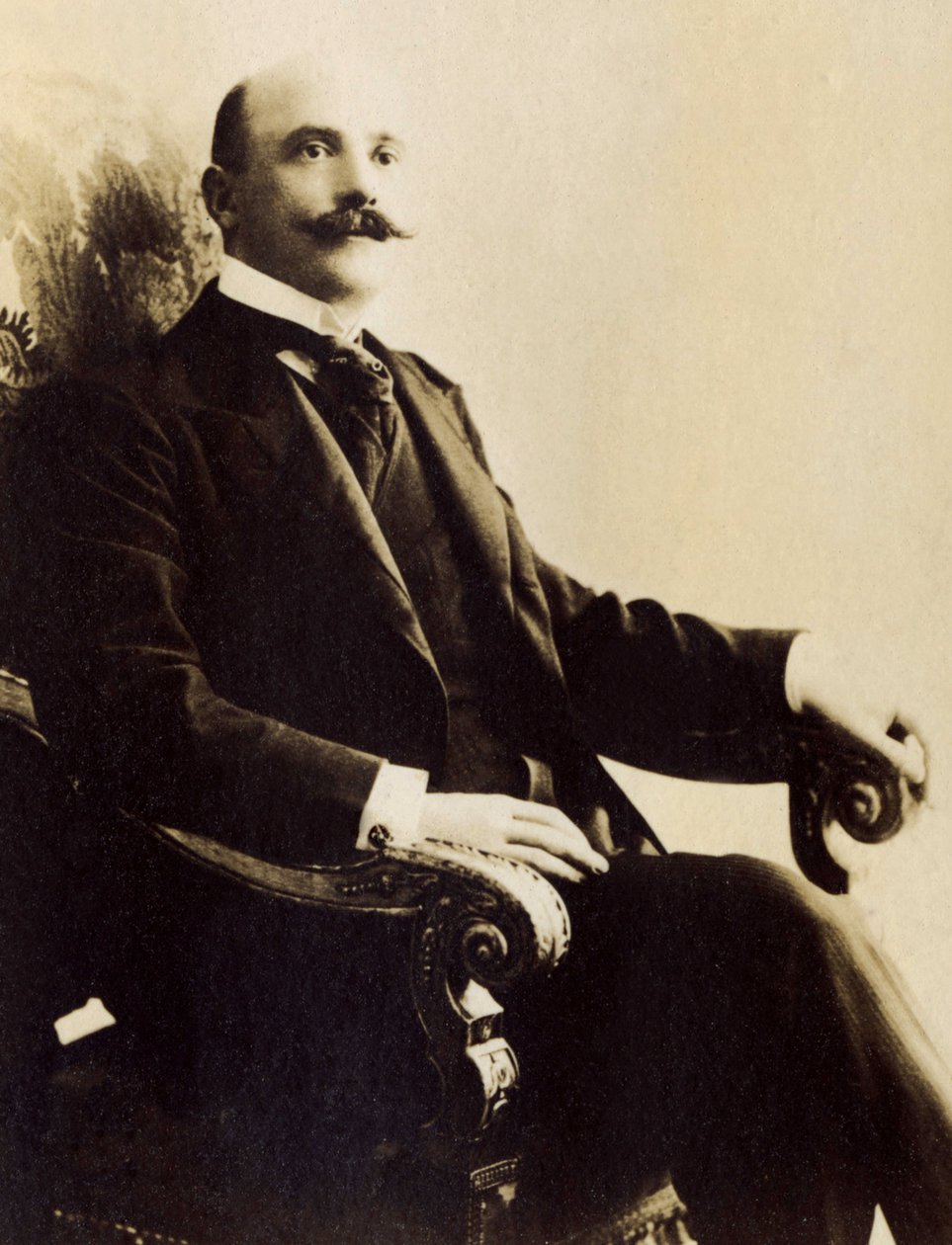 Portrett av Joseph Caillaux (1836-1944), fransk politiker. av French Photographer