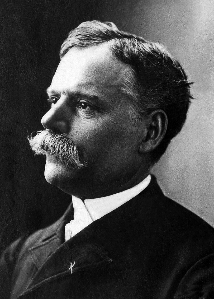 Portrett av Jules Cheret (1836-1932), fransk maler og tegneserieskaper. av French Photographer