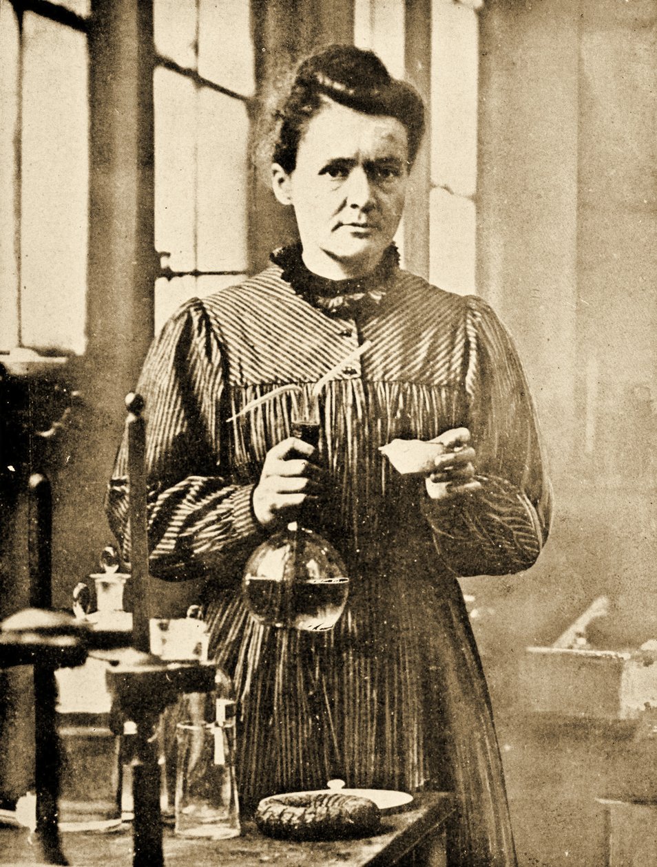 Portrett av Marie Curie ca. 1901 av French Photographer