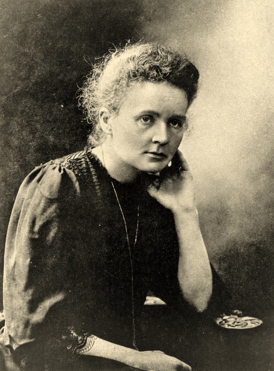 Portrett av Marie Curie ca. 1901 av French Photographer