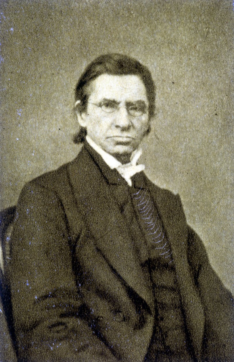 Portrett av Maximilian Emile Littré (1801 - 1881) i 1869 av French Photographer