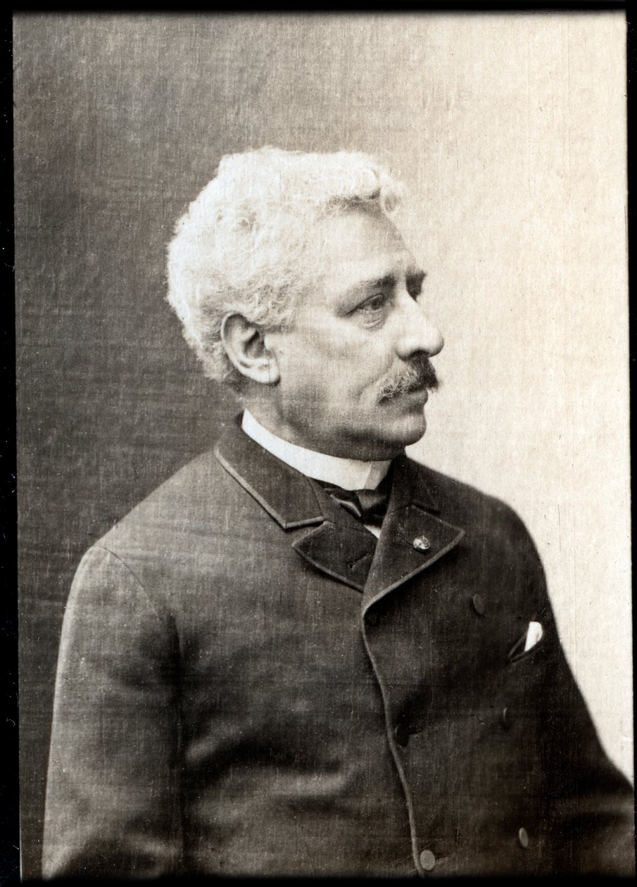 Portrett av Olivier Metra (1830-1889), fransk dirigent og komponist. av French Photographer