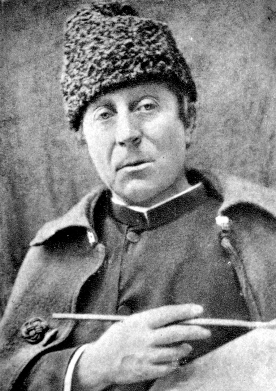 Portrett av Paul Gauguin (1848-1903) fransk maler postimpresjonist, ca 1888. av French Photographer