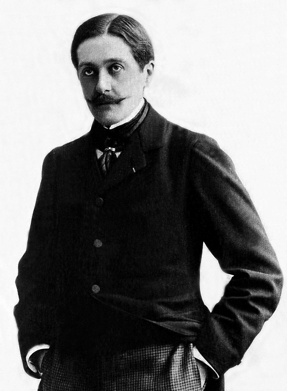 Portrett av Paul Hervieu (1857-1915), fransk forfatter og dramatiker. av French Photographer
