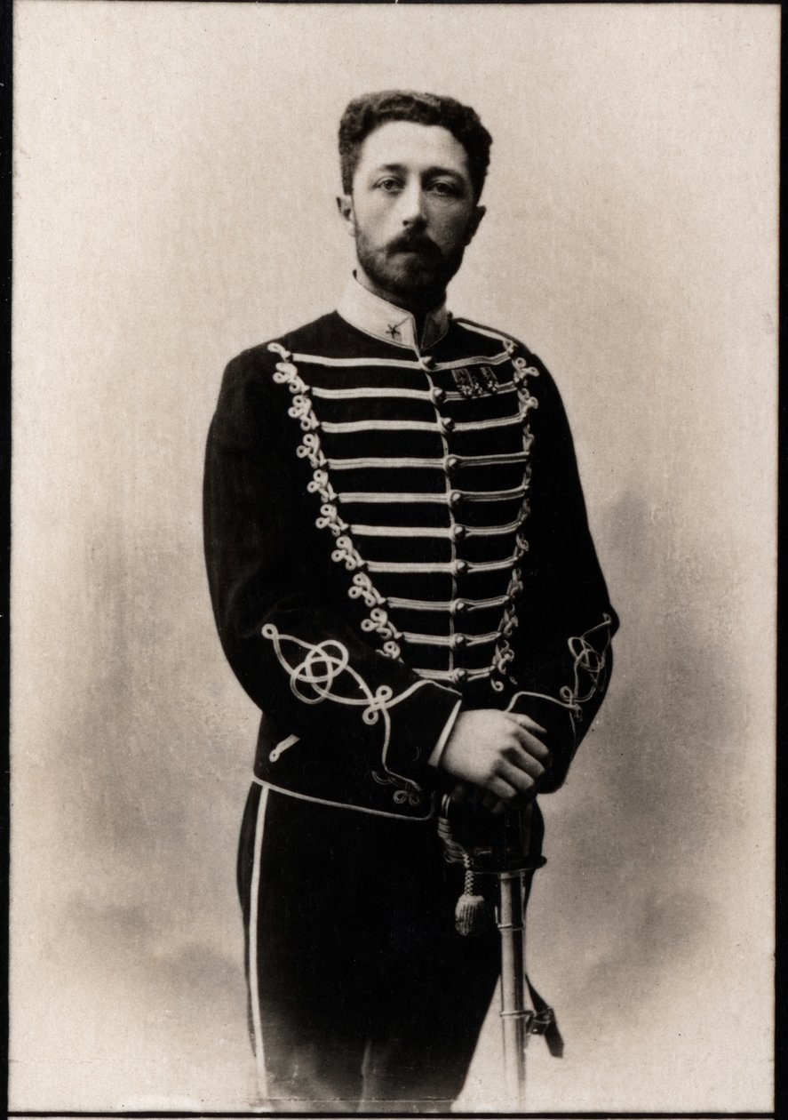 Portrett av Prins Eugen av Sverige (1865-1947). av French Photographer