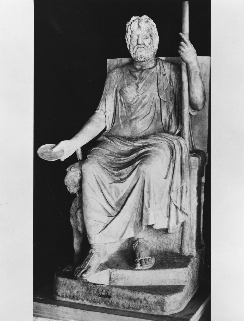 Statue av Plutarch av French Photographer