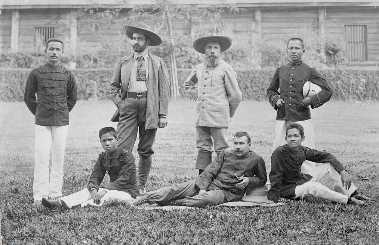 Pavie-misjonen, Haut-Mekong, Indokina 1890 av French Photographer