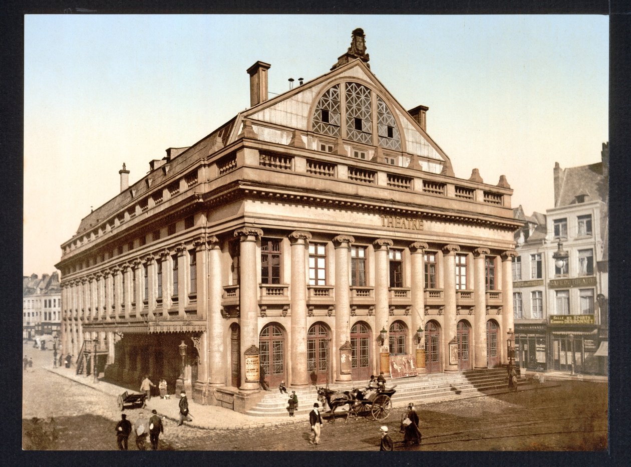 Teateret, Lillie, Frankrike, utgitt ca. 1895 av French Photographer