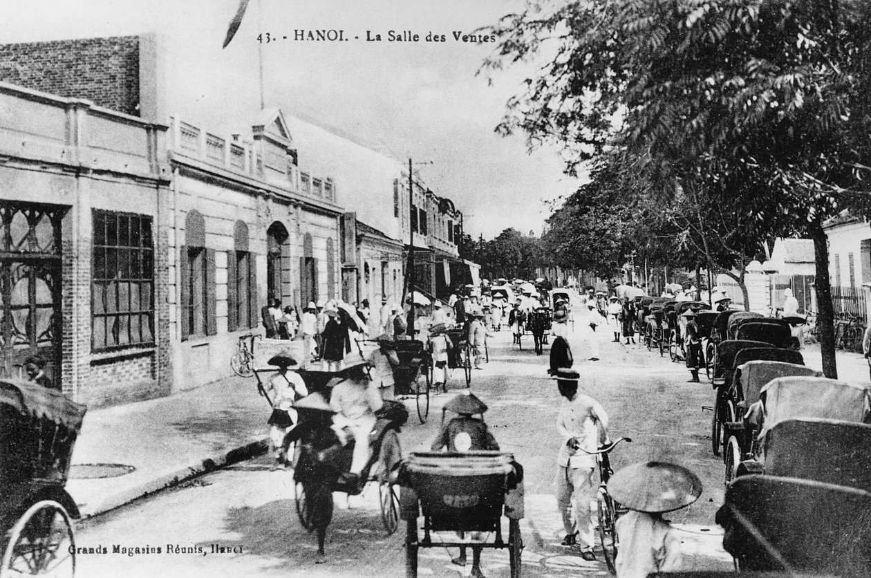 Salgslokalet i Hanoi, ca. 1920 av French Photographer