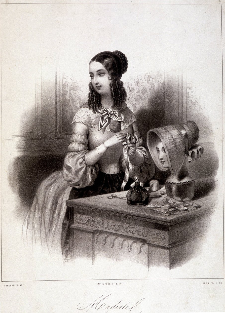 1800-talls modist. av French School