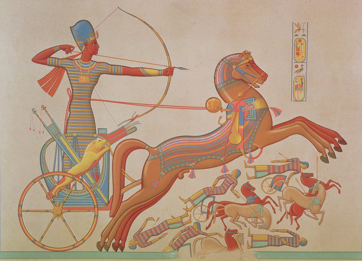 746.c.1. & f.8 Kamp av Ramses-Miamoun mot Khetaene på grensene til Orontes, fra 