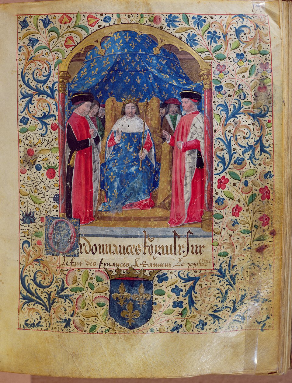 AE 523 Illustrasjon fra Livre Ferre fra Cour des Comptes av French School