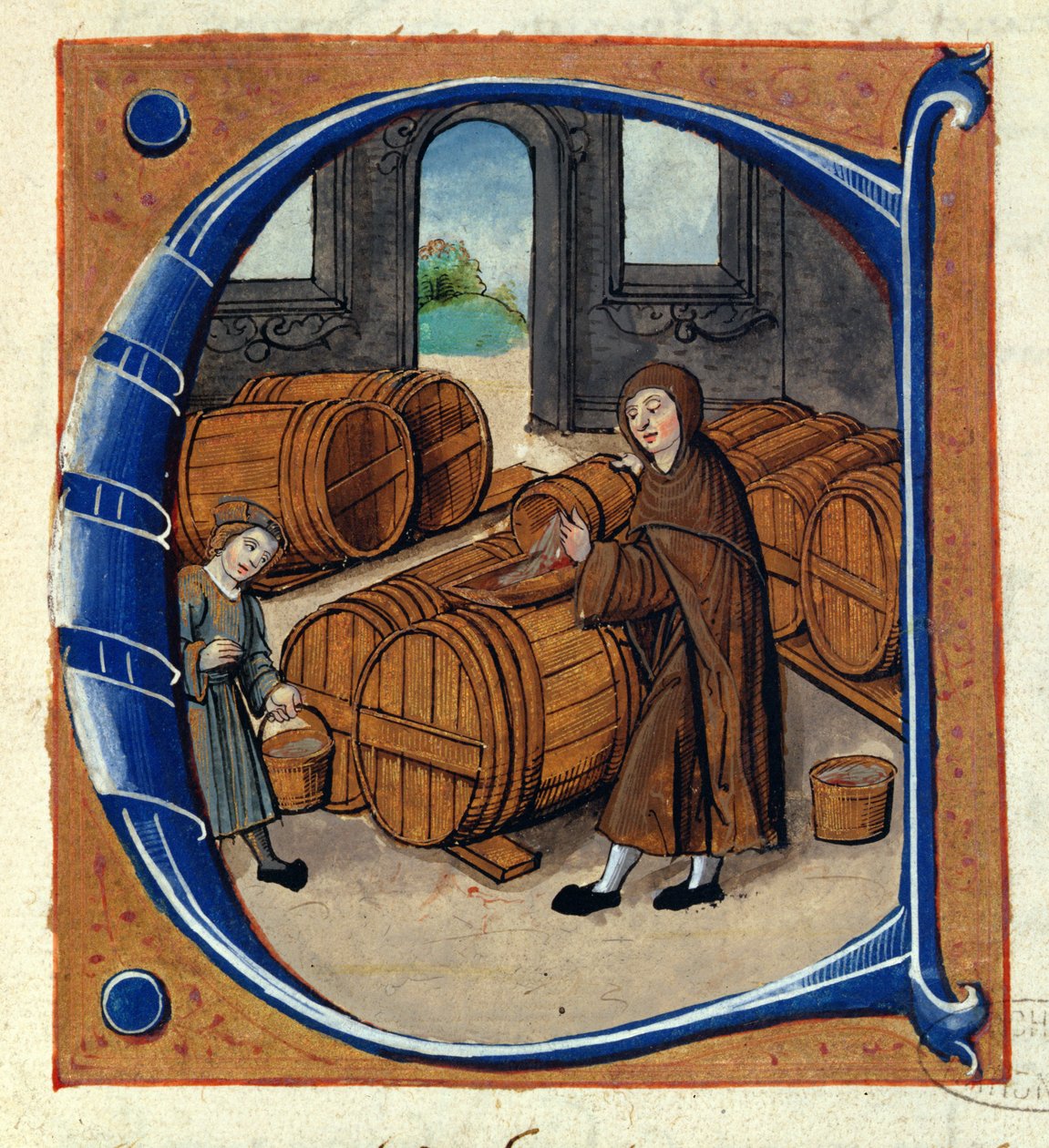 AE II/1667 Vinproduksjon i middelalderen, fra 