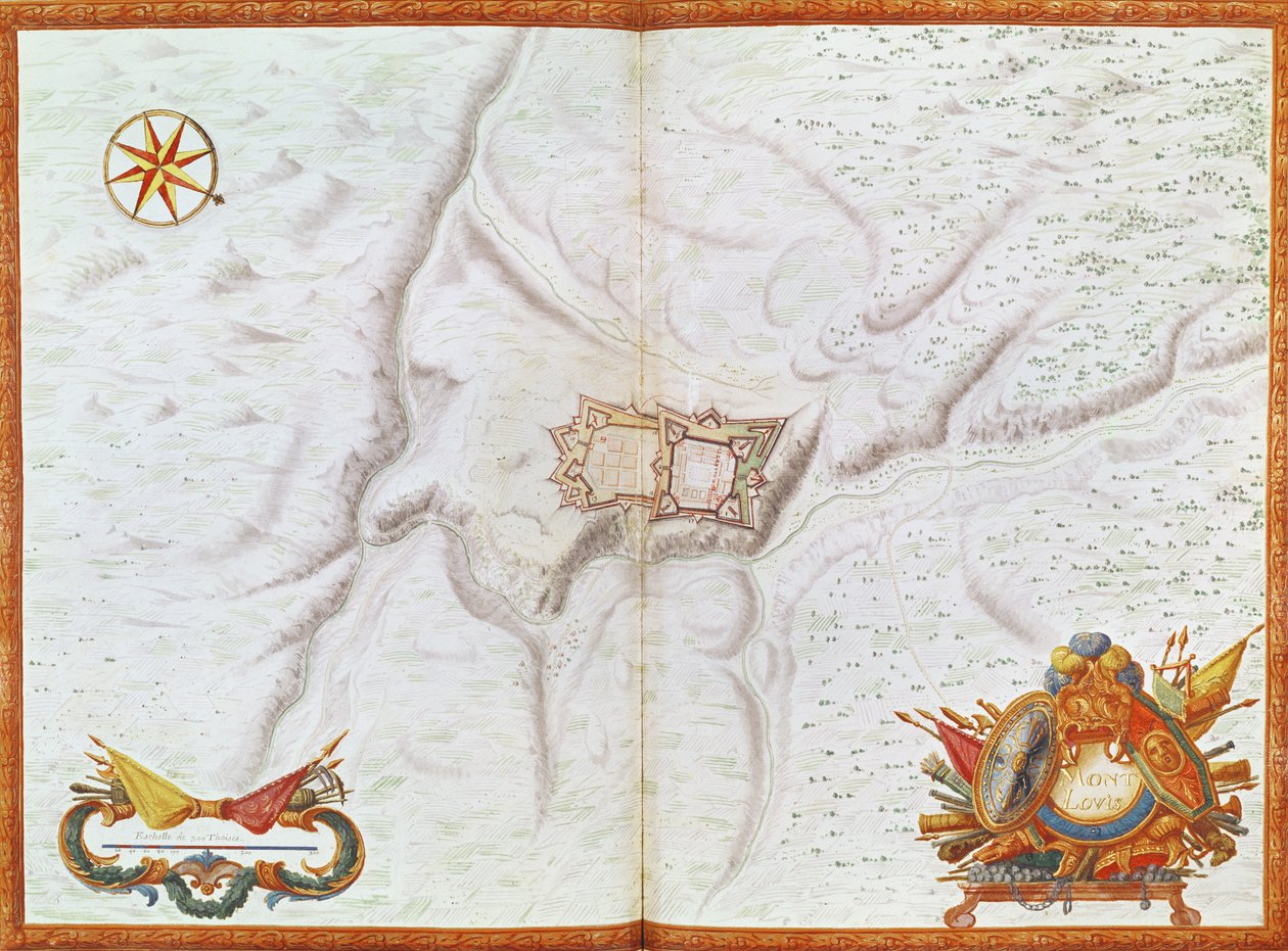 En plan for Mont-Louis, fra 