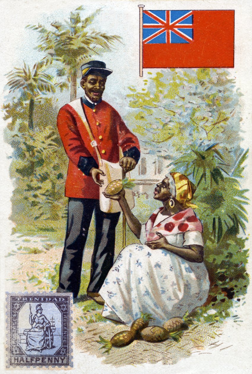 En postmann i Trinidad, slutten av 1800-tallet av French School