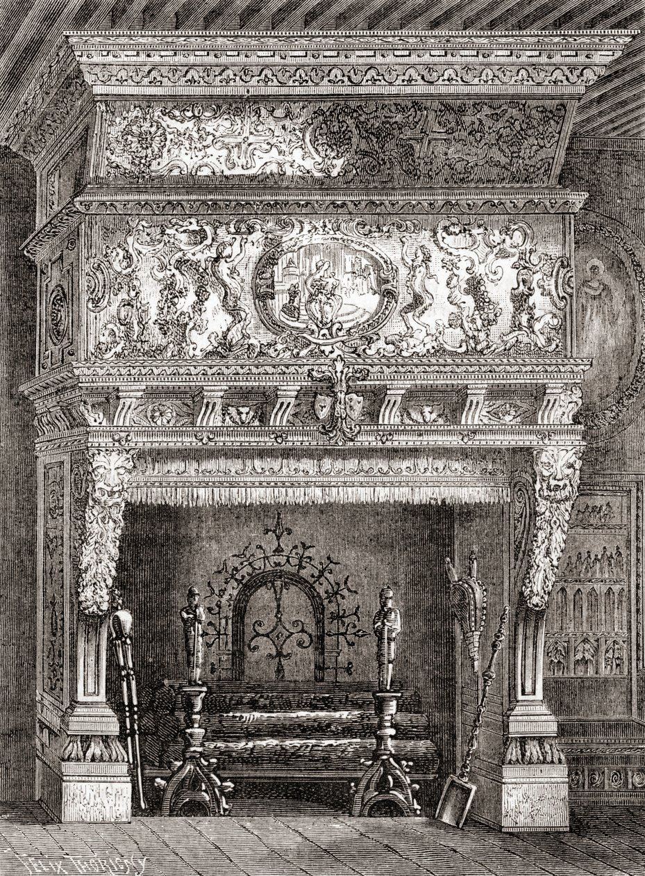 En renessansepeis i Cluny-museet, Paris, Frankrike, fra 