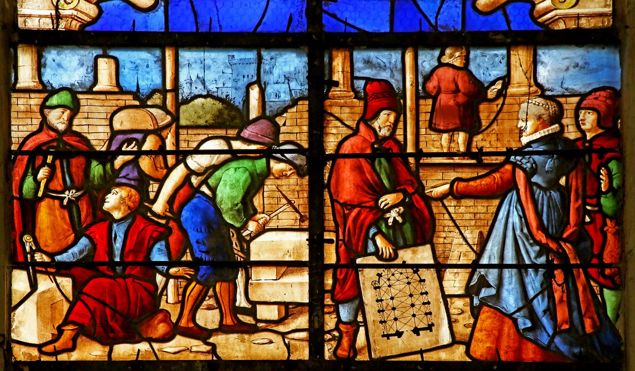 En kirke dedikert til St Julien du Sault (aka de Brioude) er bygget av French School