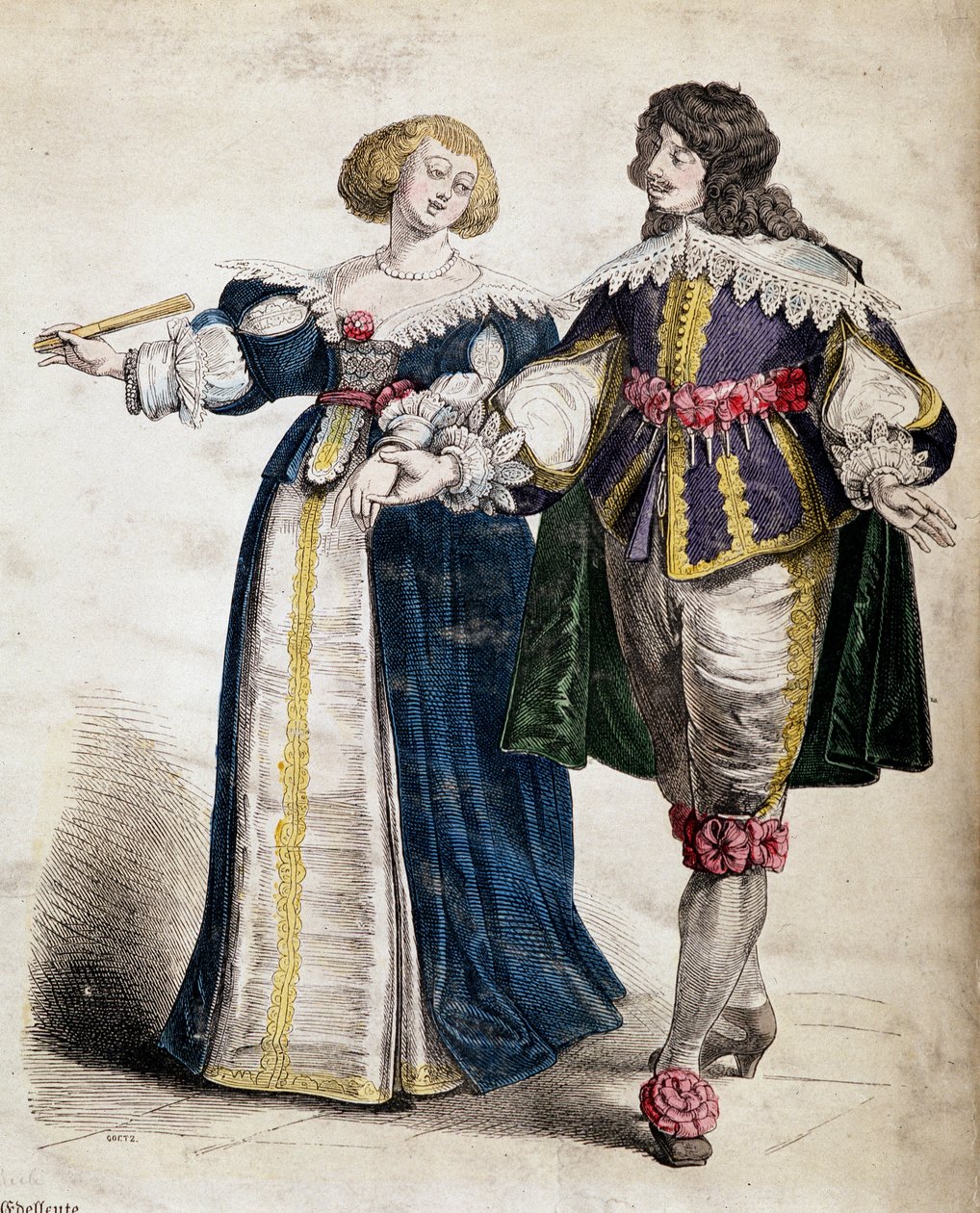 Et par adelsmenn, under Ludvig XIII av French School