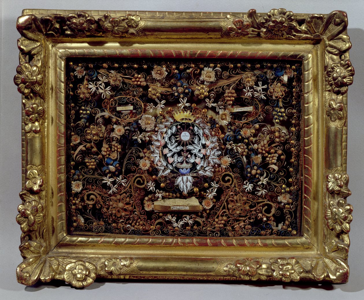 Et relikvieskrin som inneholder relikvier fra Saint Euphrosyne (d.1173) av French School