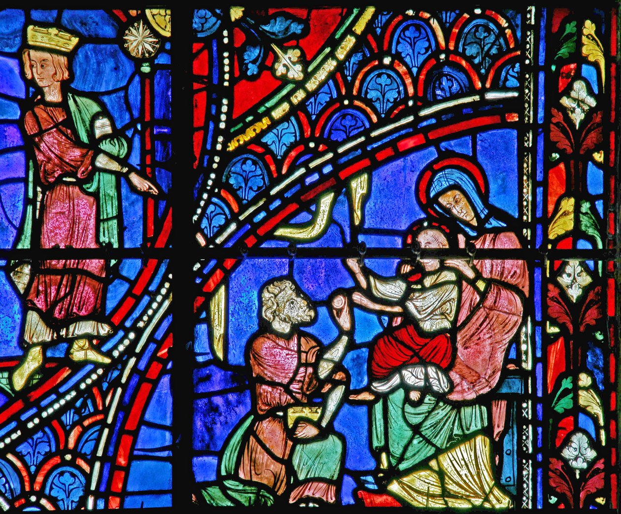 Tilbedelse av magi (w28b) av French School