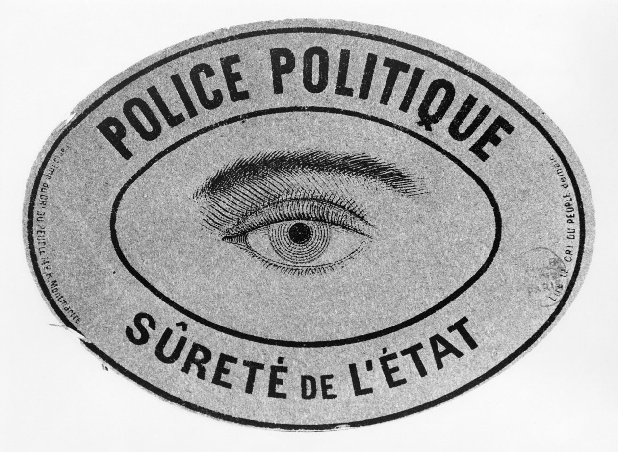 Annonse sannsynligvis publisert i avisen Le Cri du Peuple konfiskert av politiet, 1886 av French School