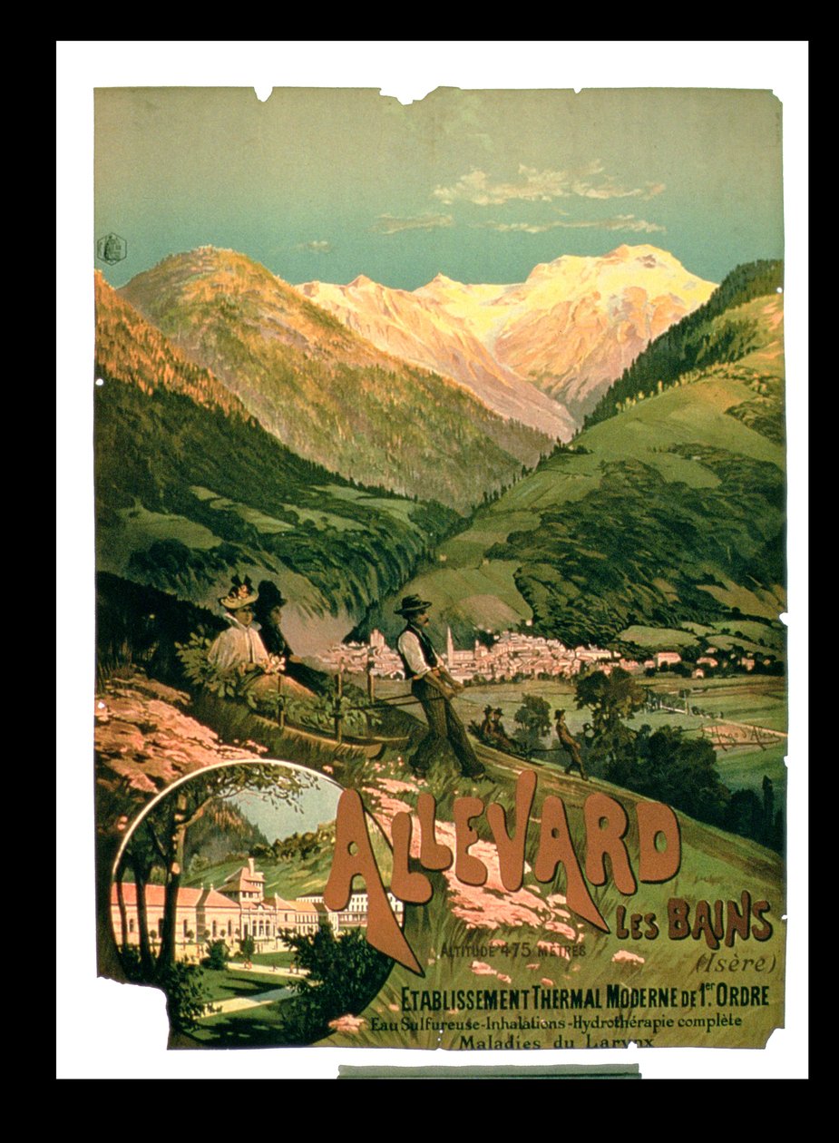 Annonse for Allevard Les Bains, Isere av French School