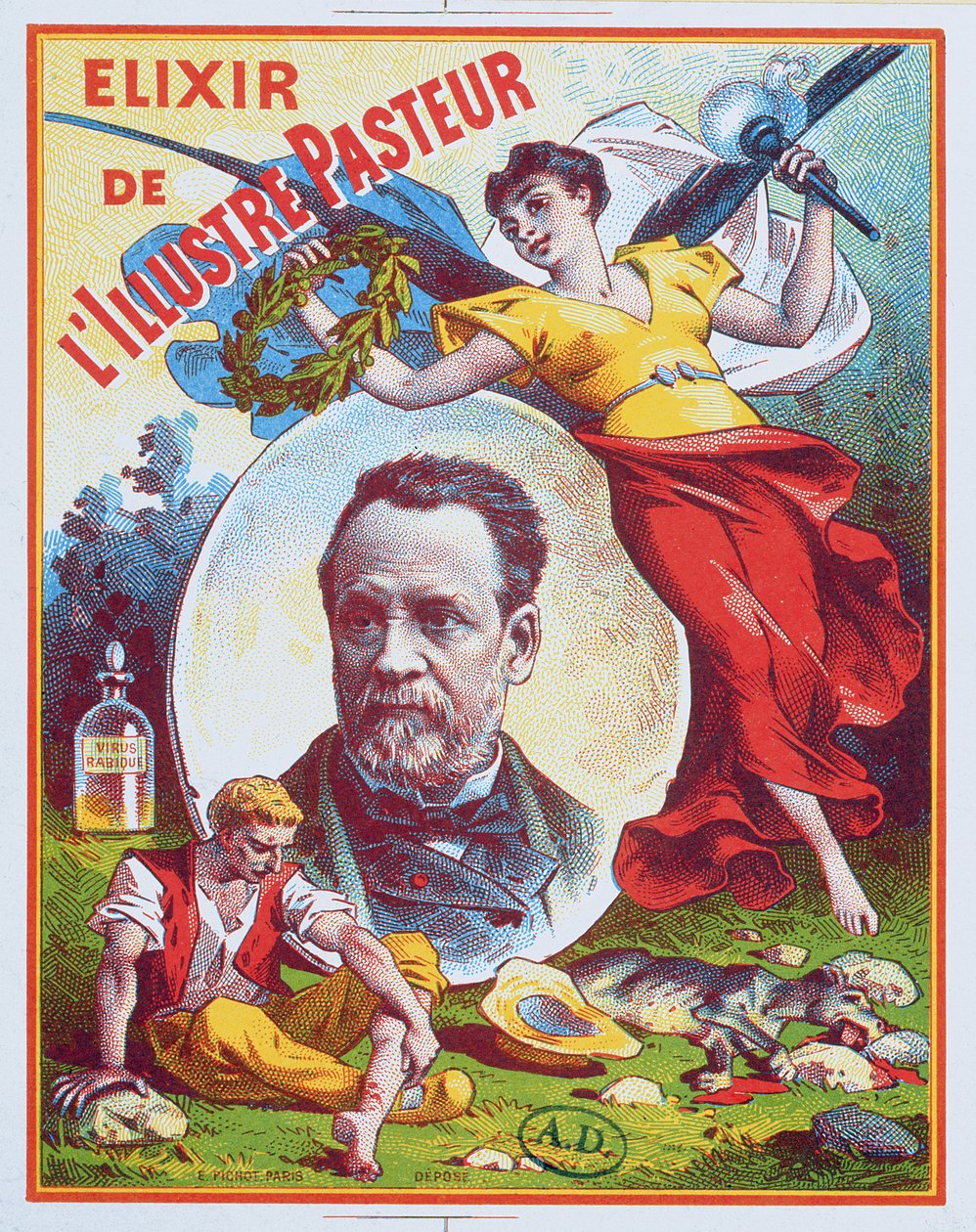 Annonse for Elixir of the Illustrious Pastor, 1900 av French School