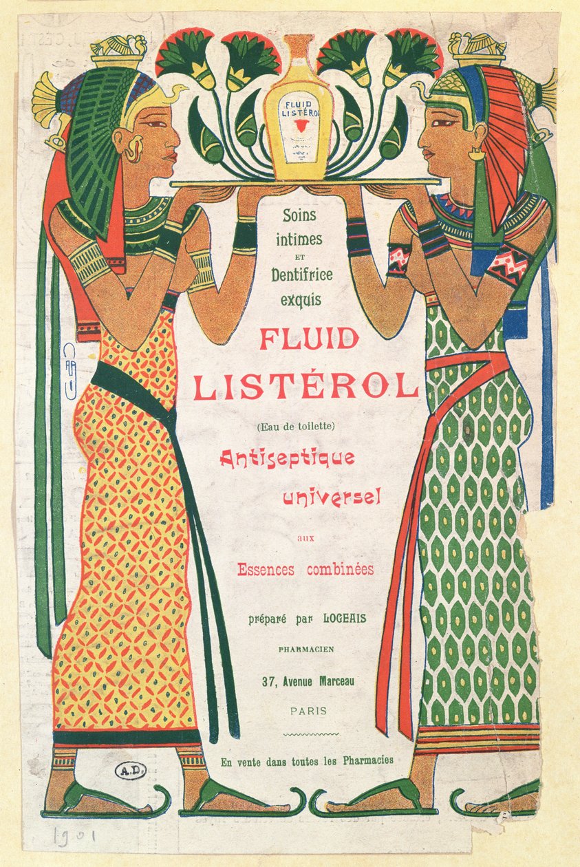 Annonse for Fluid Listerol, 1901 av French School