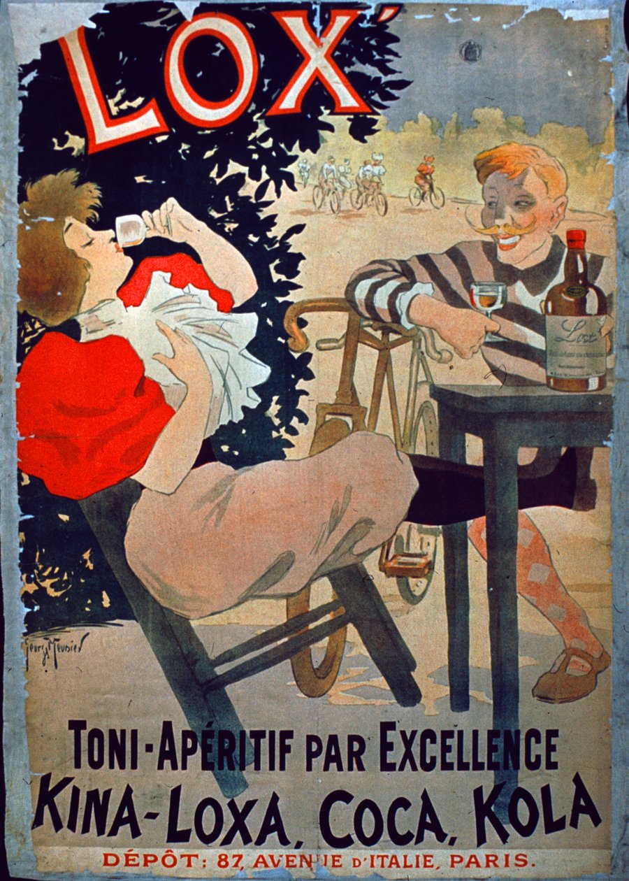 Annonse for Lox, Toni-Aperitif Par Excellence, Paris av French School