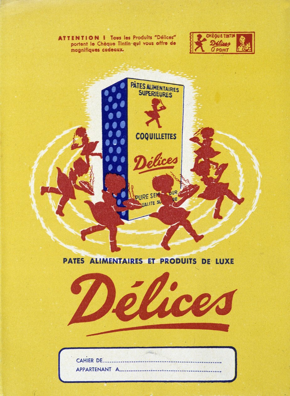 Reklame for matpasta "" Delices"". av French School